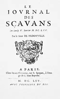 Image illustrative de l’article Journal des savants