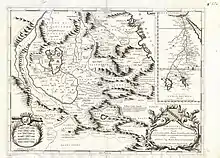 Carte Éthiopie-Abyssinie de Vincenzo Coronelli, 1690.