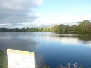 L'un des étangs de Rosporden (étang no&nbsp;2).