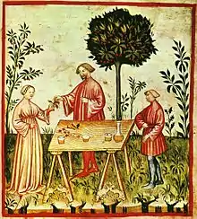 Tacuinum Sanitatis, XIVe&nbsp;siècle.