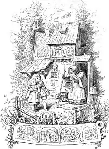 Hansel et Gretel (AT 327A), illustr. Ludwig Richter.