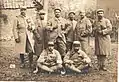 Groupe de Poilus du 66e entre le 15 mai et le 30 juin 1915.
