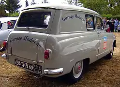 Aronde commerciale (1954).