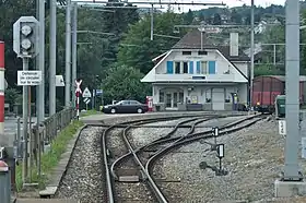 Vue d'ensemble de la gare de Fontanivent.