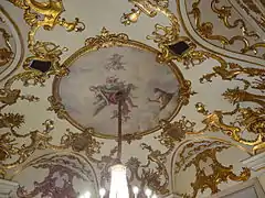 Détail du salon des Bustes