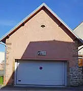 Le garage de pompier.