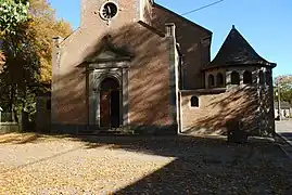Façade avant de l'église