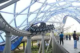 Portion du parcours de l'attraction.