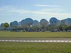 Avant le départ de la course en 2019