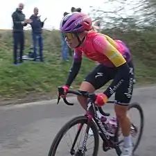 Demi Vollering dans l'Eyserbosweg