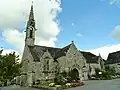 Église paroissiale Saint-Primel, vue extérieure d'ensemble.