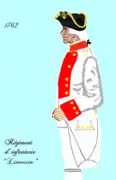 régiment de Limousin de 1762 à 1774