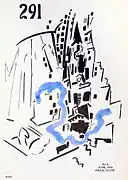 Couverture du 291, no&nbsp;4, 1915; illustration de John Marin