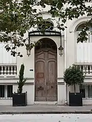 No&nbsp;2 ter : entrée.