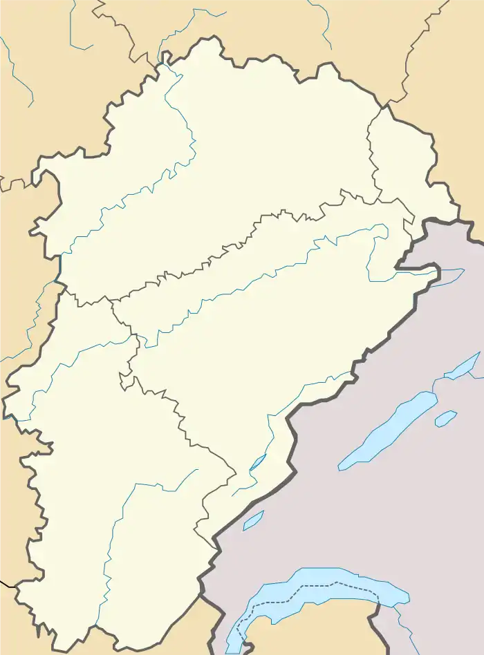 Voir sur la carte administrative de Franche-Comté