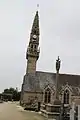 Lanrivoaré : église paroissiale Saint-Rivoaré, le clocher