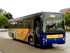 Autocar en livrée Métrolor « version 2002 ».