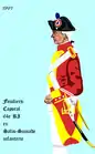 64e&nbsp;régiment d’infanterie de ligne de 1791 à 1792