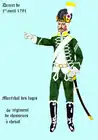 6e&nbsp;régiment de chasseurs à cheval par décret de 1791