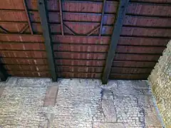 Opus africanum vu de l'intérieur de la cella.