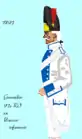 grenadier du 91e régiment d’infanterie de ligne de 1791 à 1792