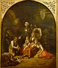 La Dernière prière, 1844, musée des Beaux-Arts de Brest.