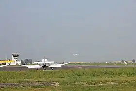 Vue générale de l'aérodrome.