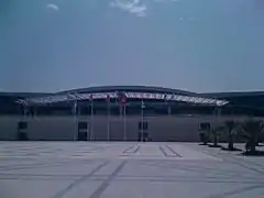 Aérogare de l'aéroport.