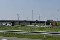 L'autoroute A1 près de la &nbsp;12 Novi Sad-Centre (avril 2018).