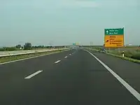 L'autoroute A1 près de la &nbsp;18 Inđija.