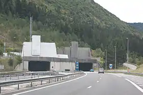 Le tunnel de Chamoise.