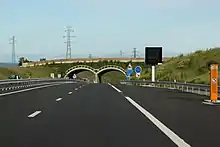 Autoroute A432, au PK&nbsp;8.5 de la section ouverte le 19 février 2011.