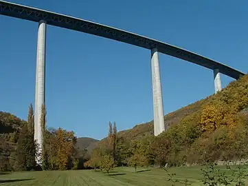 Le viaduc de Verrières.