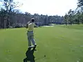 Le fairway du 11e&nbsp;trou à Augusta National