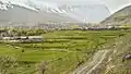 Village, dans l'une des rares vallées cultivables du Karakoram (printemps 2016)