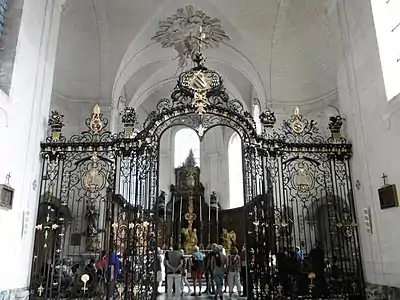 Grilles du chœur de l'église de l'abbaye de Valloires