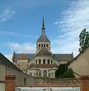 L'abbaye de Saint-Benoît-sur-Loire, Loiret.