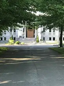 Façade de l'Abbaye cistercienne Notre-Dame de Nazareth, Rougemont