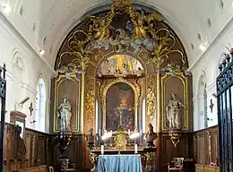 Le chœur de l'église.