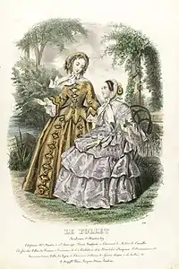 Chapeaux Mme&nbsp;Naudé… (1855), publié dans Le Follet.