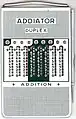 Addiator Duplex : face ne permettant que l'addition.