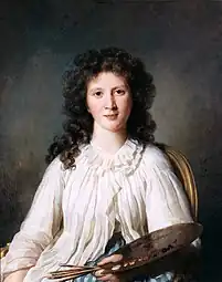Portrait d’Adélaïde Binart, épouse Lenoir (1796), Paris, musée Carnavalet.