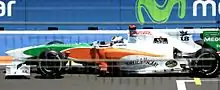 Photo de la Force Iindia VJM03 de Sutil à Valence