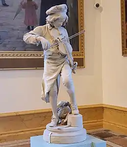 Lully enfant (1885), modèle en plâtre, Paris, Petit Palais.