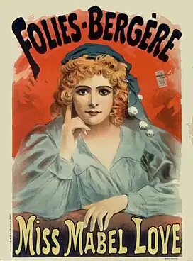 Folies Bergère, Miss Mabel Love.