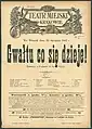 Affiche, 1897, Théâtre municipal de Cracovie