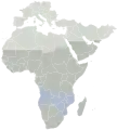 Afrique tropicale du sud.