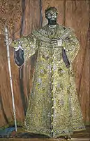 Alexandre Golovine - Portrait de Fiodor Chaliapine dans le rôle de Boris Godounov.