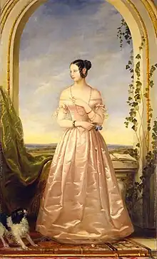 Portrait d'Alexandra Nikolaïevna, fille de l'empereur Nicolas Ier, 1840, Musée de l'Ermitage, Saint-Pétersbourg.