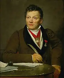 Alexandre Lenoir par Jacques-Louis David (1817).